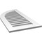 Ekena Millwork Quarter Round Top Left Surface Mount PVC Gable Vent w/ 3-1/2"W x 1"P Standard Frame, 20"W x 40"H GVPQL20X4001SF - alternate 4